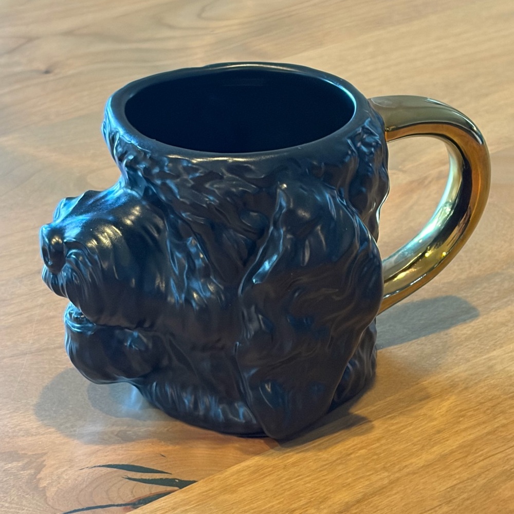 Tabitha Brown for Target Dog Mug Coffee Cup Black Labradoodle